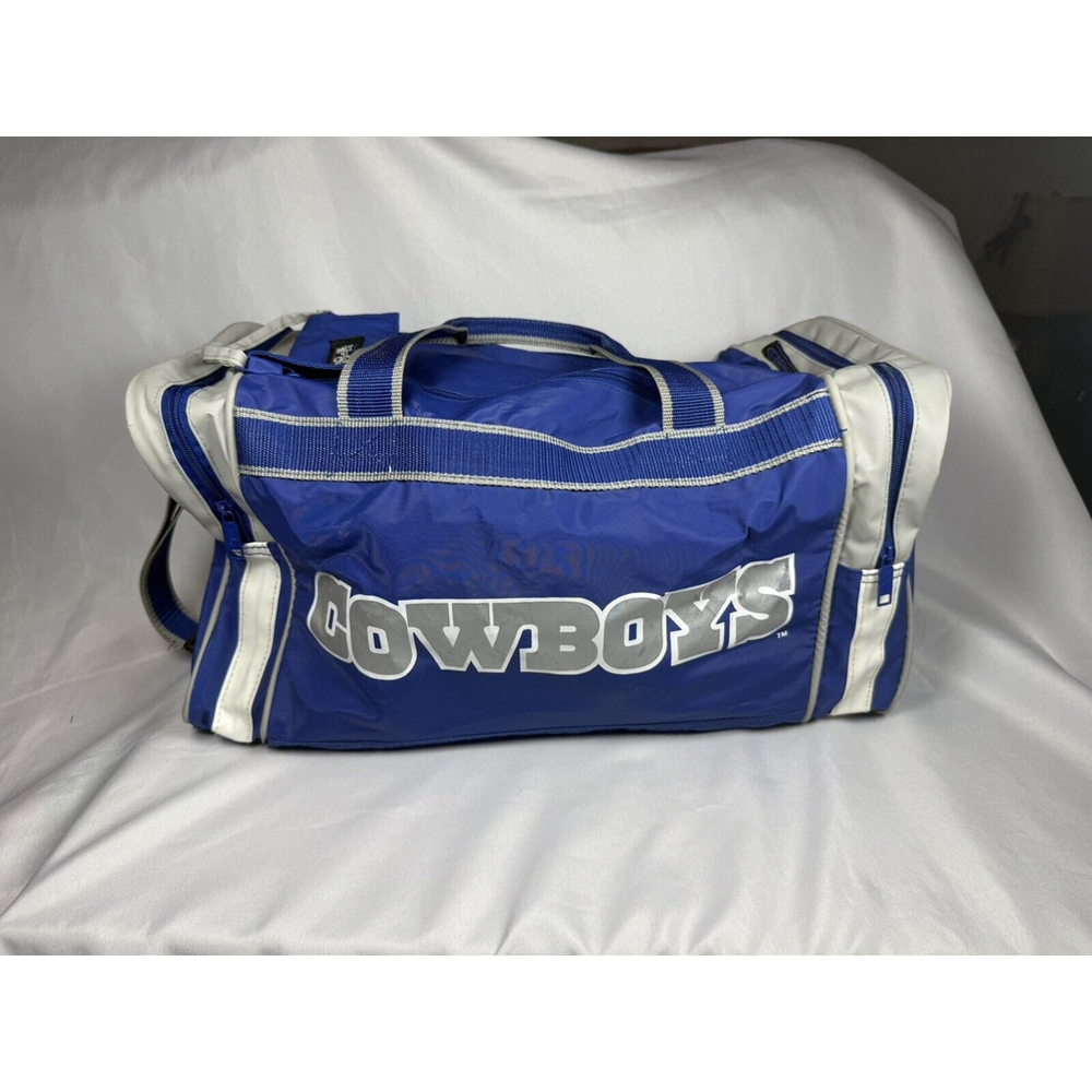 Vintage DALLAS COWBOYS Duffel Bag Carry On Travel Overnight Official License NFL
